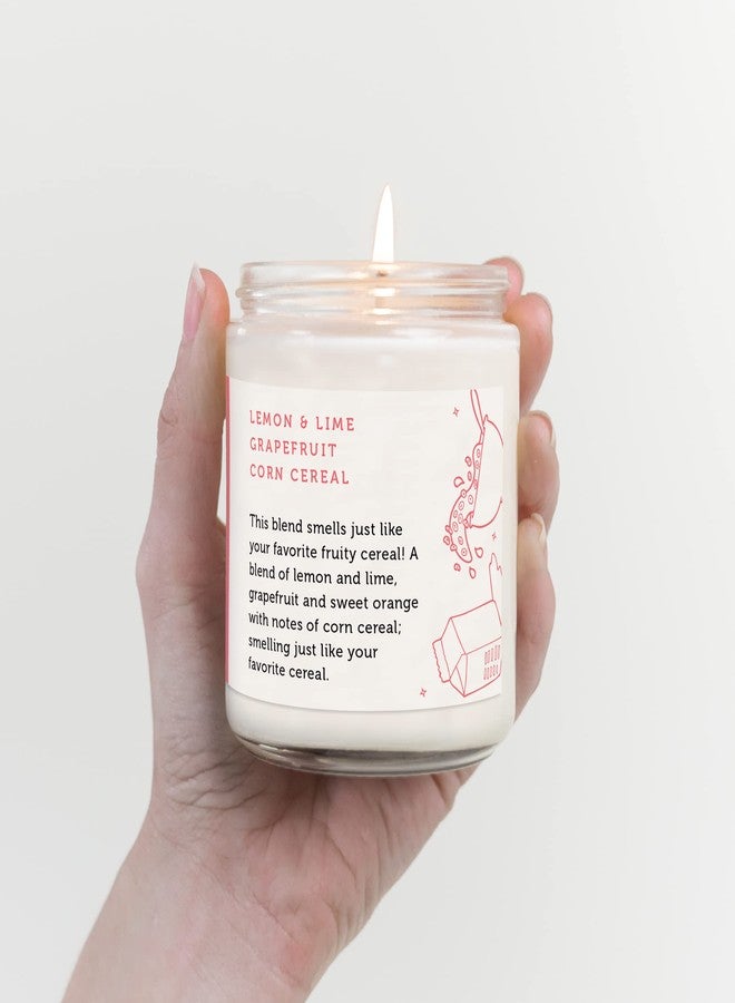 CE Craft Cereal Milk Scented Candle - Fresh, Fruity Cereal Scented Soy Candle, Scented Candles Gifts for Women and Men, Celebration Candle, Birthday Gift for Her, Strong Scented Candle - Image 3